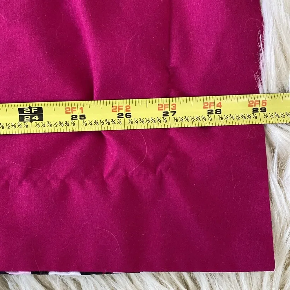 VTG Juicy Couture Leopard Print Pillowcase 29 x 23 in Y2K Hot Pink Pop of color